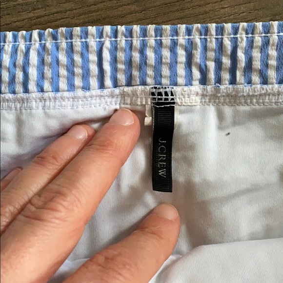 J. Crew Swim J Crew Seersucker Swimsuit Poshmark